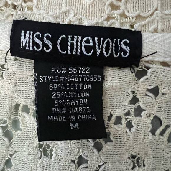 Ivory Lace Vest - Med - Picture 5 of 5